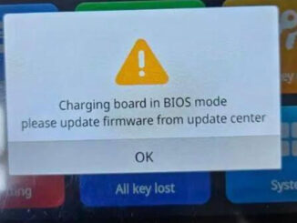 Xhorse dolphin xp005l charing board in bios mode
