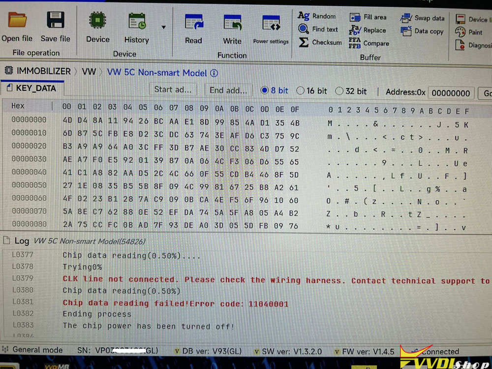 Xhorse multi prog mqb49 5c clk not connected 2 Xhorse multi prog mqb49 5c clk not connected 2
