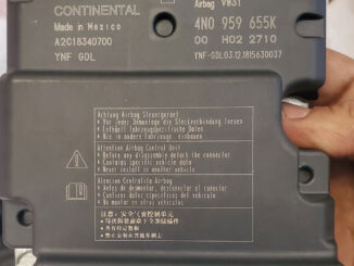 audi a6 2019 4no airbag