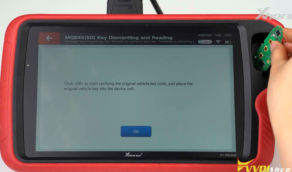 vvdi key tool plus add mqb490 5d key with adapter 12 vvdi key tool plus add mqb490 5d key with adapter 12