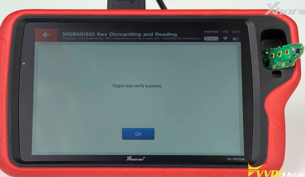 vvdi key tool plus add mqb490 5d key with adapter 13 vvdi key tool plus add mqb490 5d key with adapter 13