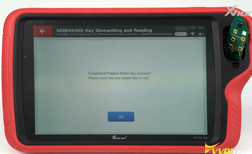 vvdi key tool plus add mqb490 5d key with adapter 21 vvdi key tool plus add mqb490 5d key with adapter 21