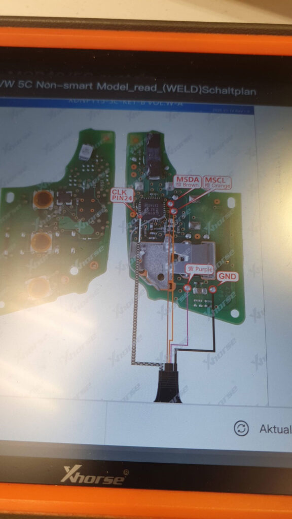 vvdi key tool plus mqb49 5c clk not connected 2