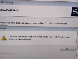 xhorse multi prog older version of software cannot be removed
