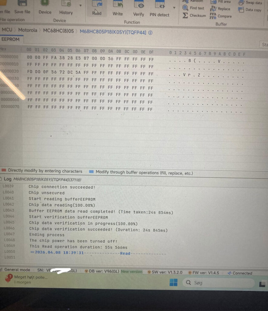 Mitsubishi L200 4D AKL with xhorse 3