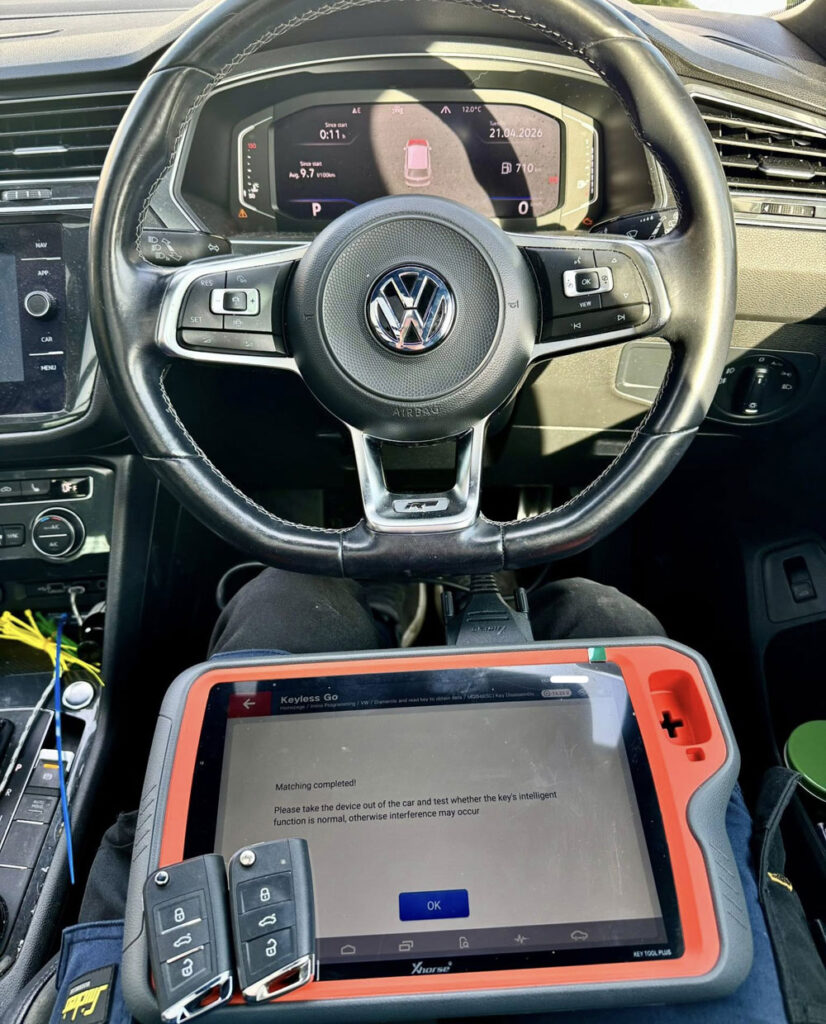 xhorse key tool plus 2020 vw tiguan 5c 1