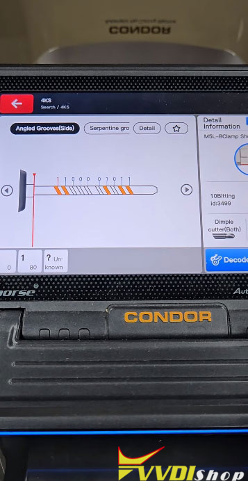 xhorse condor xc twins cut EVVA 4KS key 4 xhorse condor xc twins cut EVVA 4KS key 4
