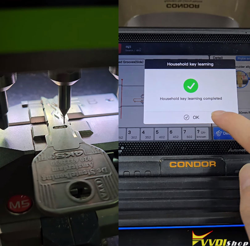 xhorse condor xc twins cut EVVA 4KS key 6 xhorse condor xc twins cut EVVA 4KS key 6