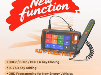 xhorse key tool mini adds bdc2 bdc3 5c 5d function