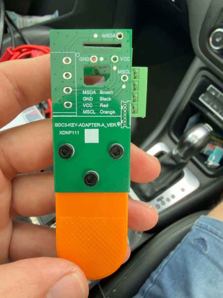 connect xhorse xdnp11 clip with key tool plus 5