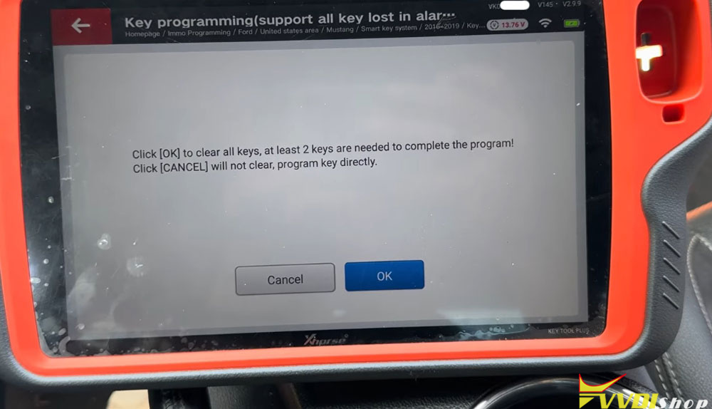 vvdi key tool plus 2019 ford mustang akl with alarm 11 vvdi key tool plus 2019 ford mustang akl with alarm 11