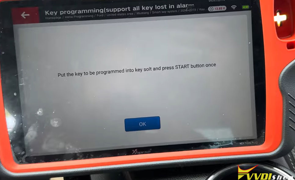 vvdi key tool plus 2019 ford mustang akl with alarm 12 vvdi key tool plus 2019 ford mustang akl with alarm 12