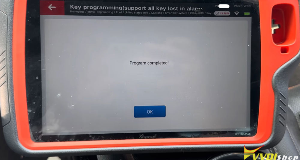 vvdi key tool plus 2019 ford mustang akl with alarm 13 vvdi key tool plus 2019 ford mustang akl with alarm 13