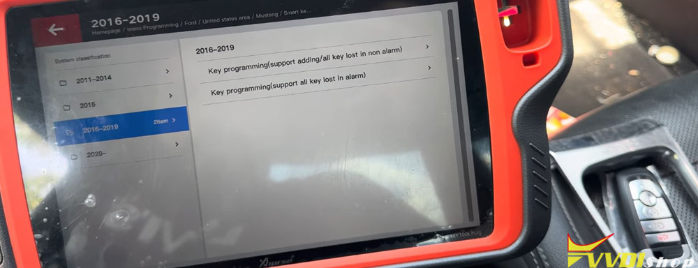 vvdi key tool plus 2019 ford mustang akl with alarm 3 vvdi key tool plus 2019 ford mustang akl with alarm 3