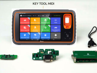 connect xhorse key tool midi with xhorse 5c 5d adapter 2