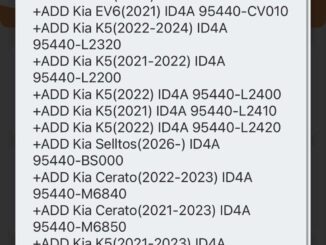 xhorse update hyundai kia 4a remote database